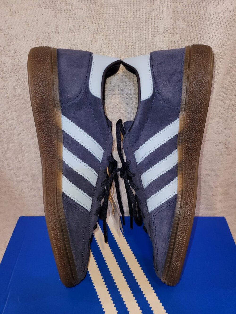 Adidas Handball Spezial Shoes Navy Blue Clear Sky BD7633 Mens Size 8.5 BRAND NEW - Picture 10 of 16
